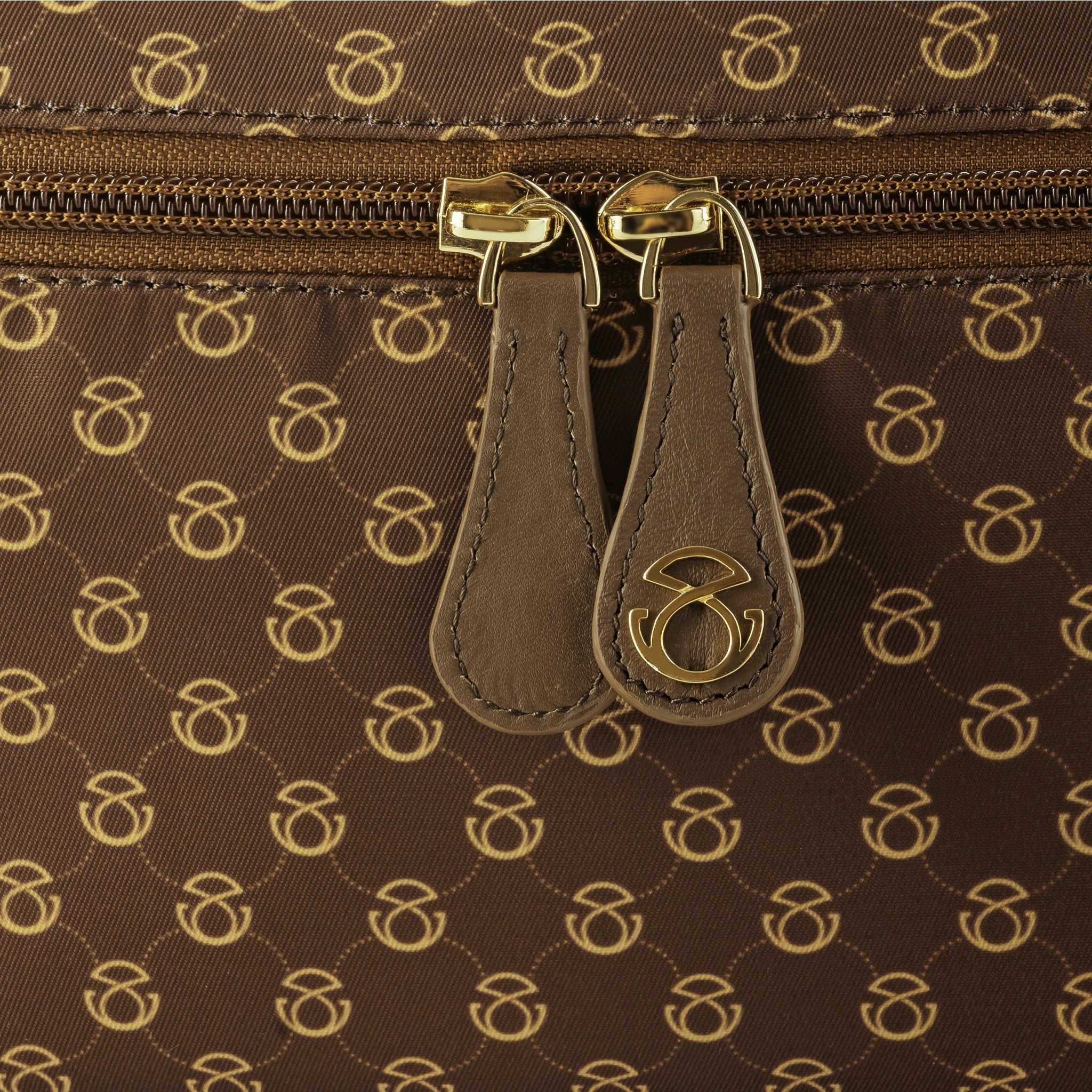 Elegant Monogram Travel Cosmetics Case