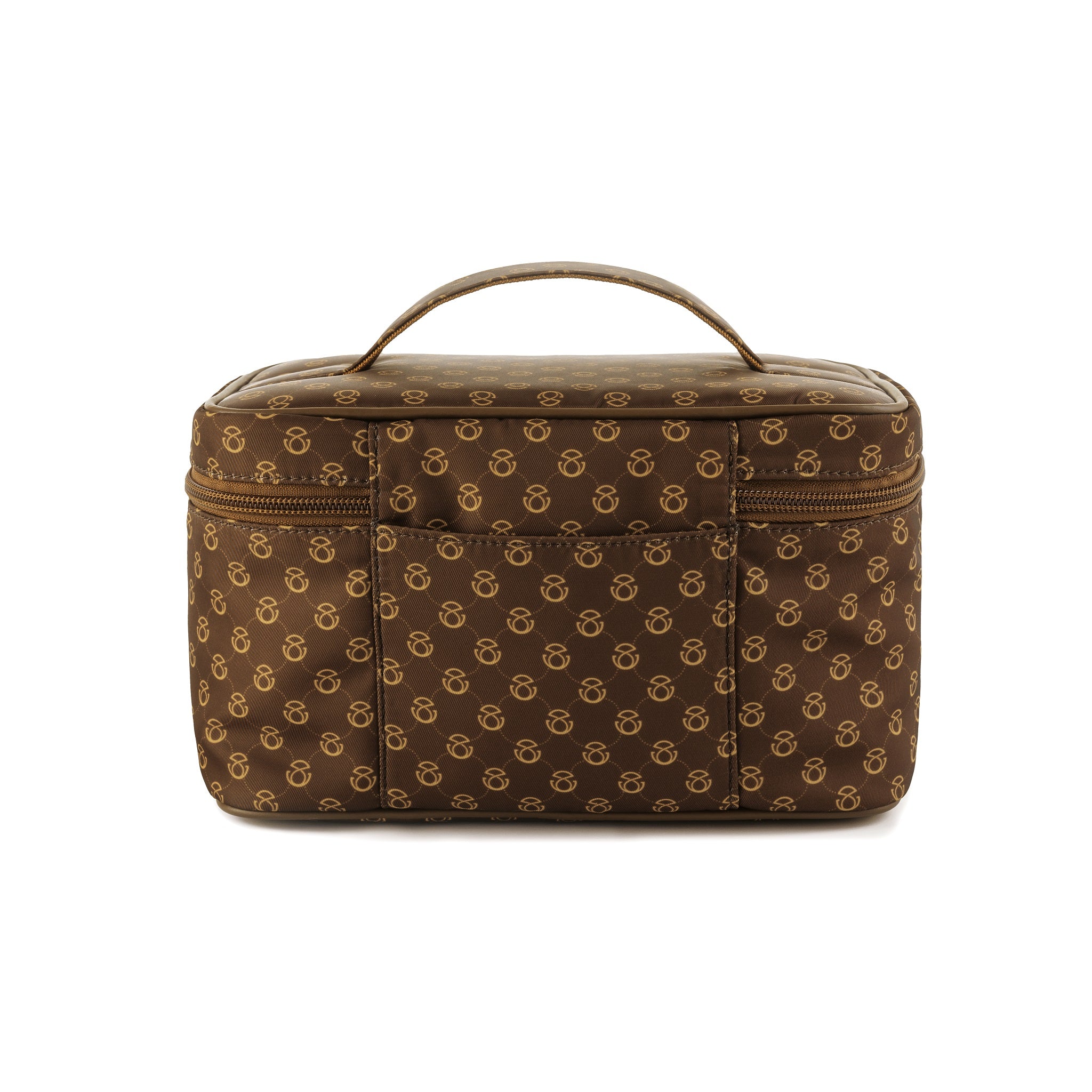 Elegant Monogram Travel Cosmetics Case