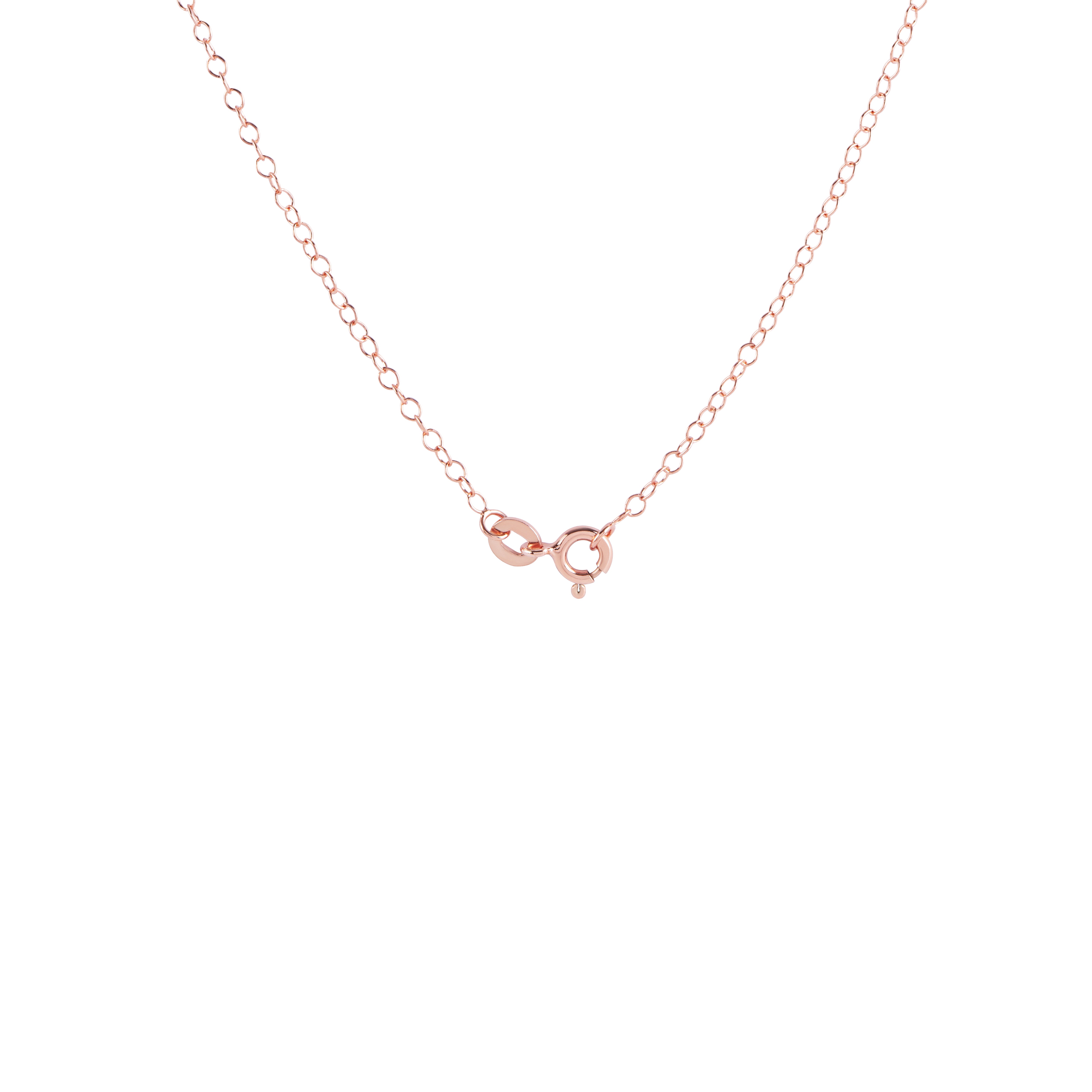 L'Amour Necklace with Pendant - Rose Gold