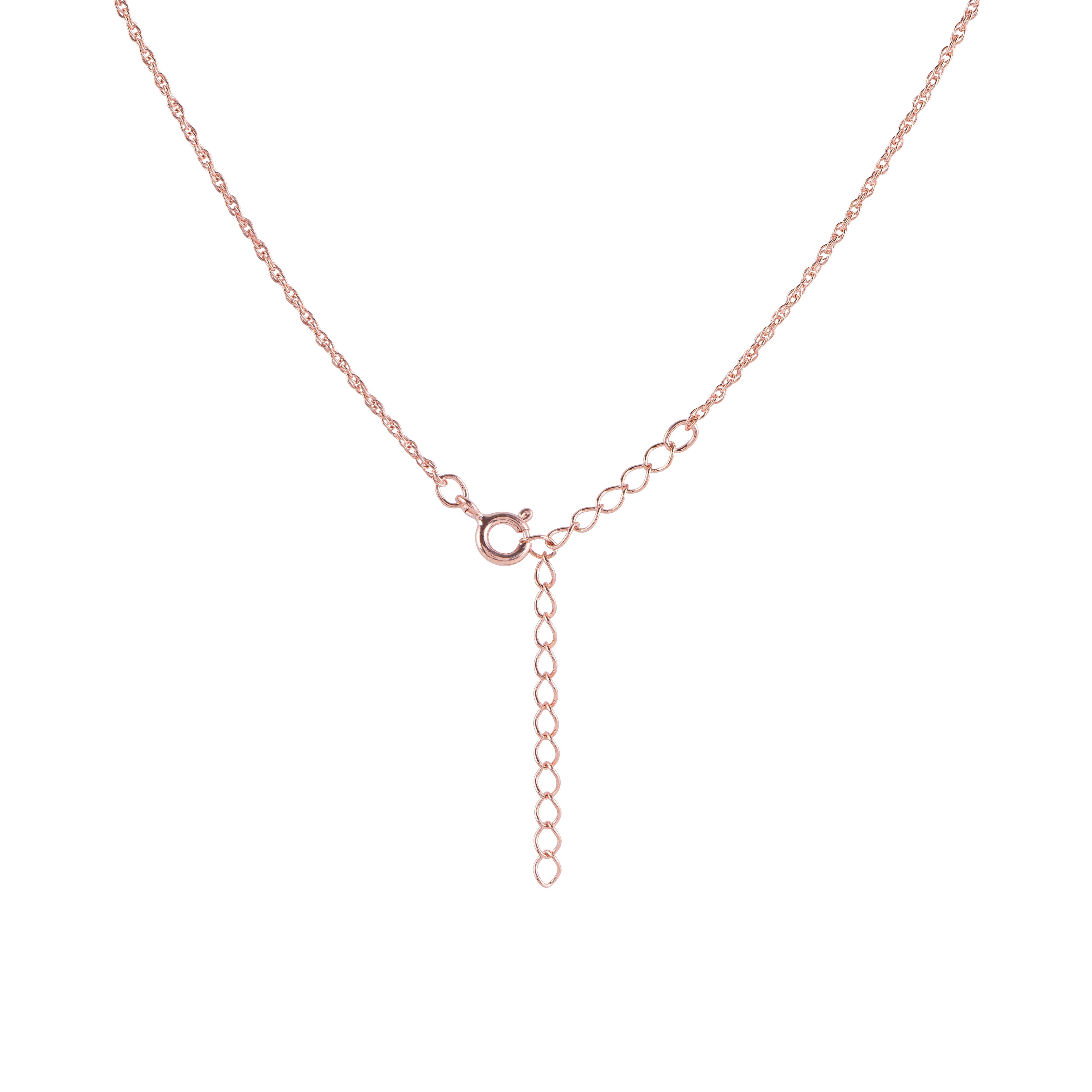 Aveline Necklace with Pendant - Rose Gold