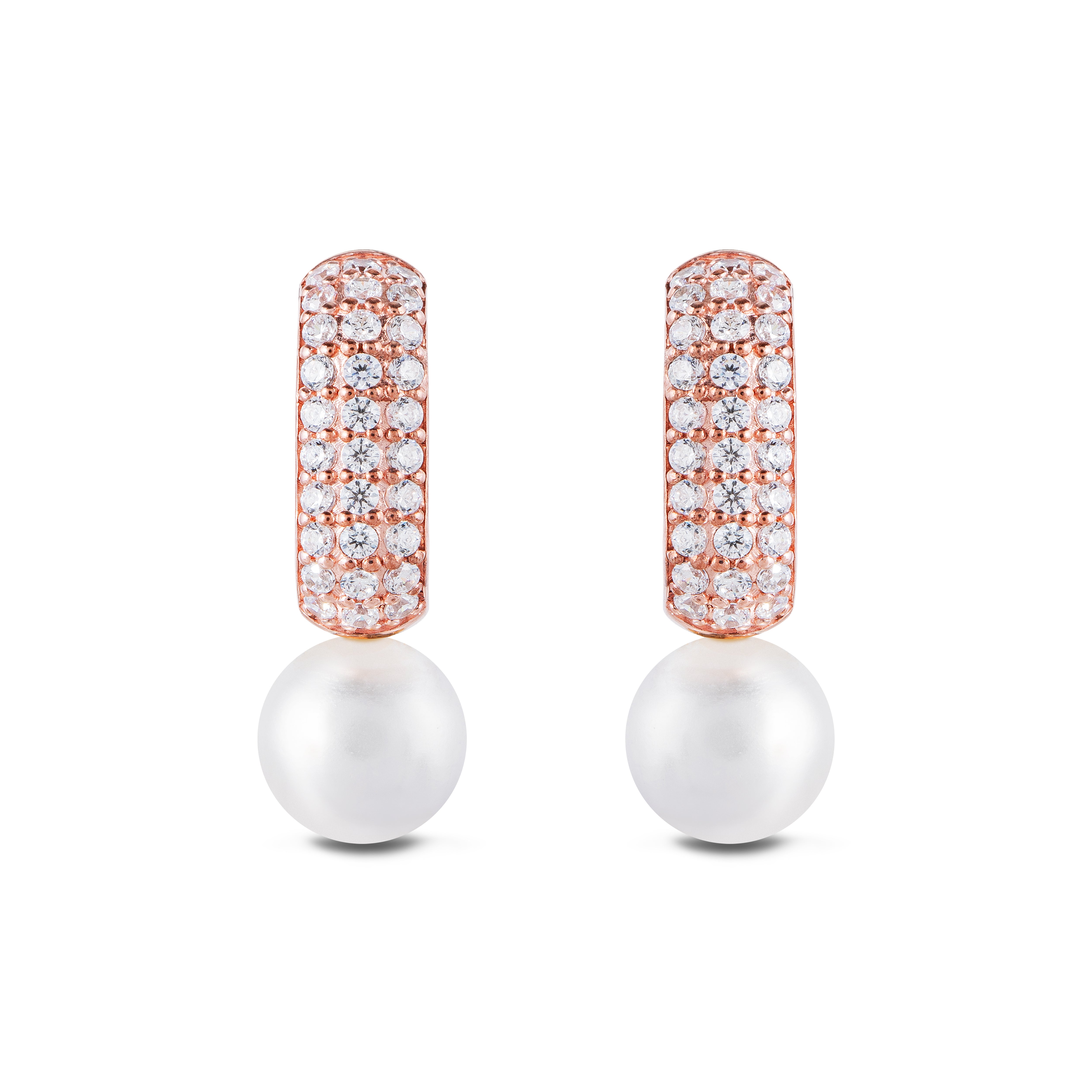 Elara Earrings - Rose Gold