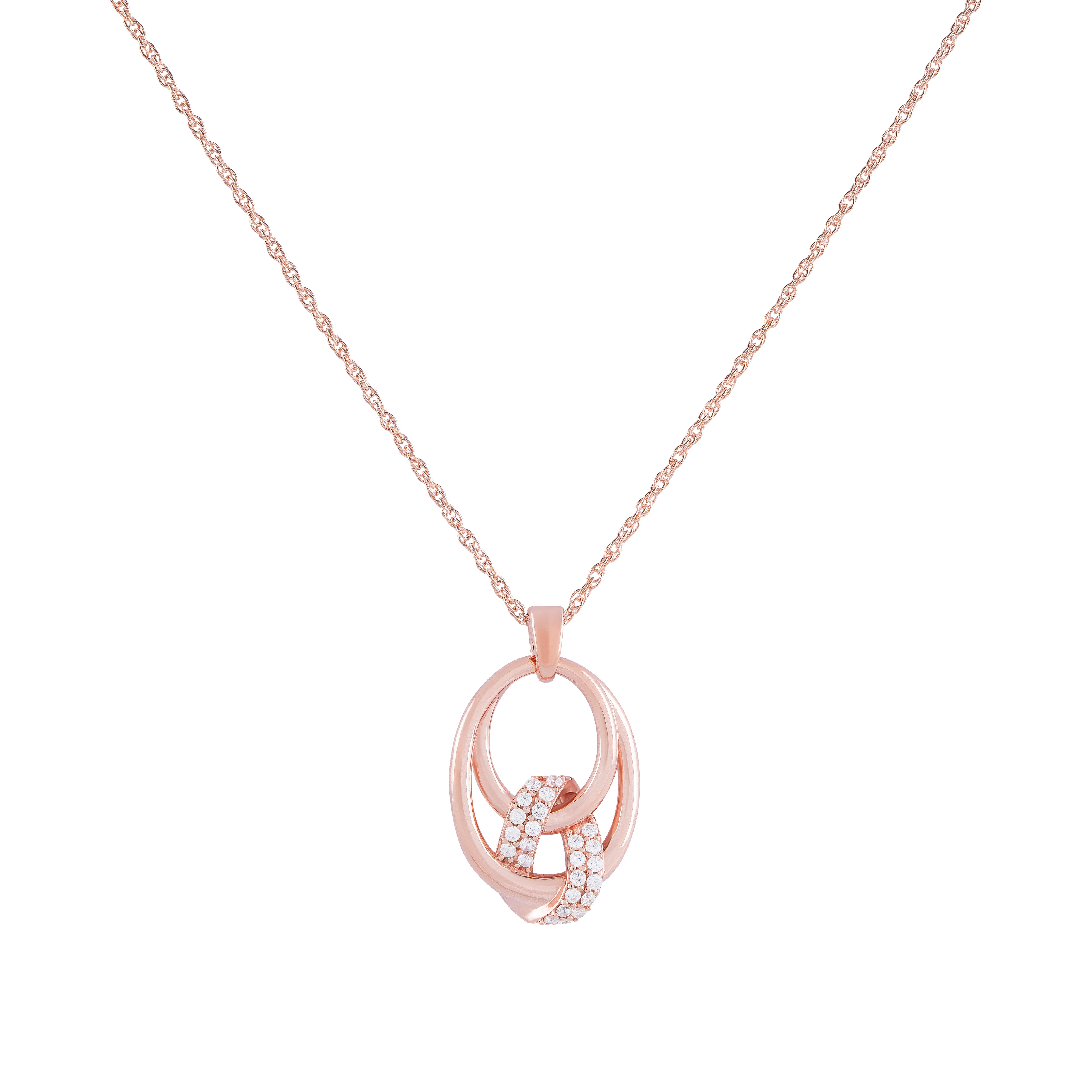 Cherish Necklace with Pendant - Rose Gold