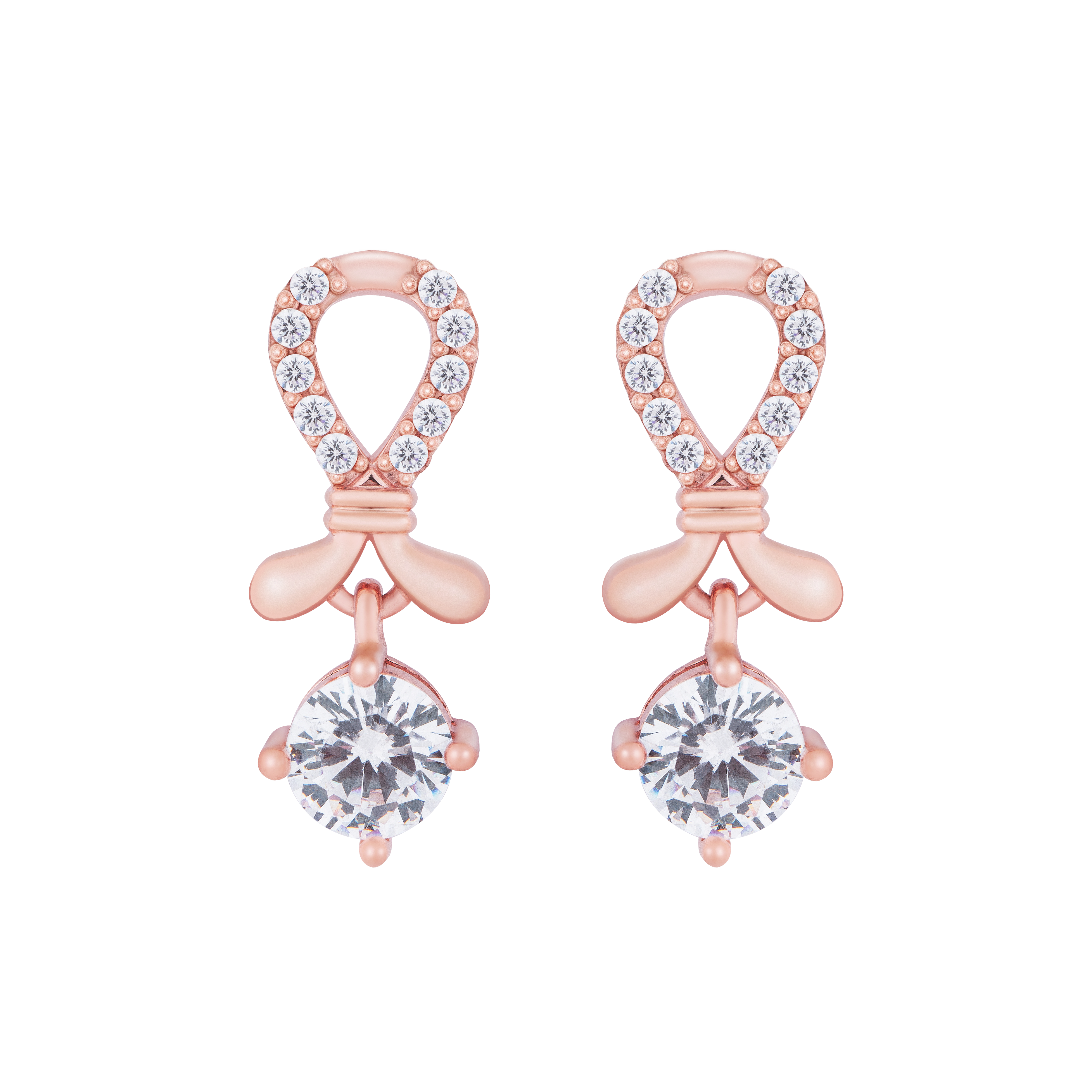 Aveline Earrings – Rose Gold